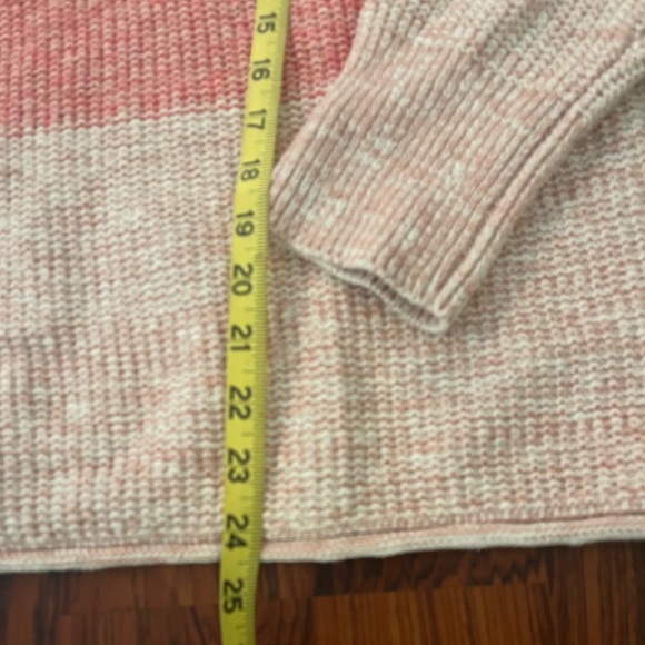 NWT SUNDANCE Avedon Henley Pink Ombre’ Sweater, Size L - Picture 6 of 10
